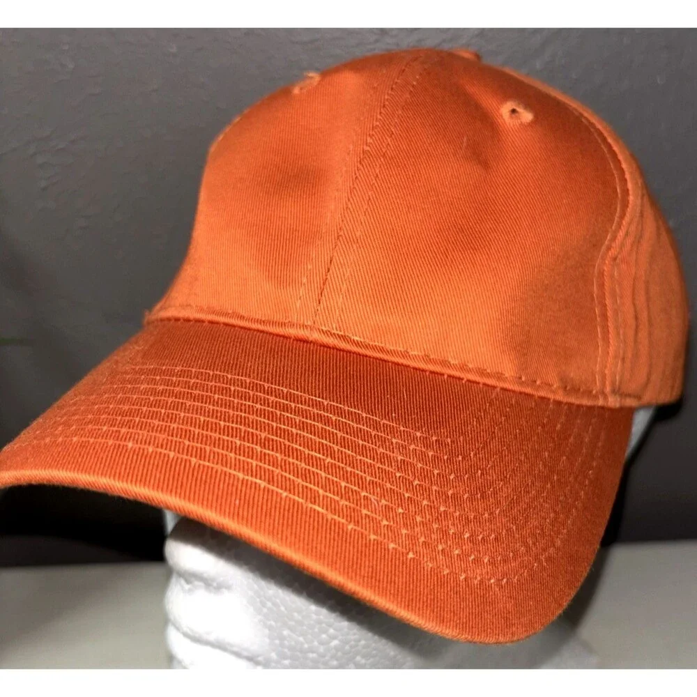 Port & Company Six-Panel Twill Orange Cap